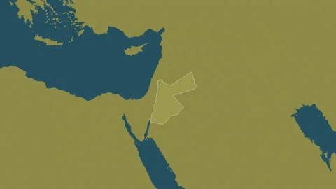 Jordan map - glide. Border. Pattern. Video stock 148434899