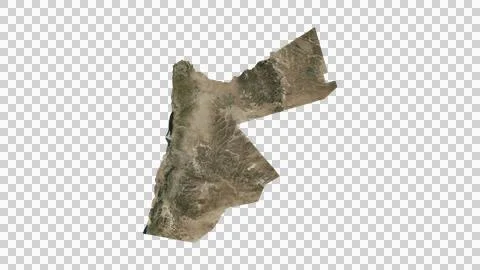 Jordan Map Stock Illustration