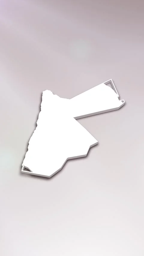 Jordan Map Intro 스톡 동영상 261660370