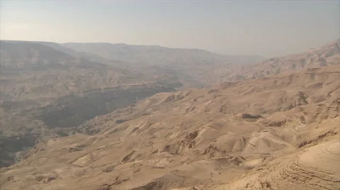 Jordan mountains 스톡 동영상 58518220