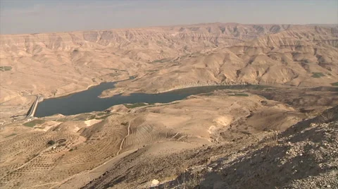 Jordan mountains 스톡 동영상 58518226