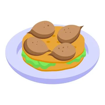 Jordan nuts icon isometric vector. National country Stockillustratie