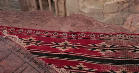 Jordan Petra Facade Of The Treasury Building The Ancient Nabatean Stock Footage 100323035