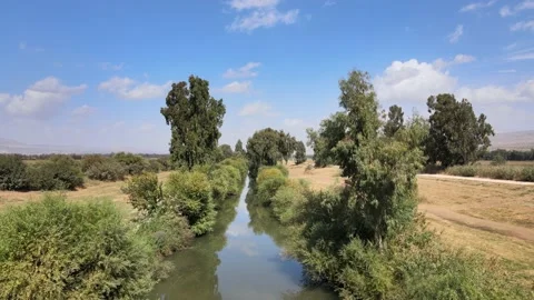 The Jordan River Video stock 166019341