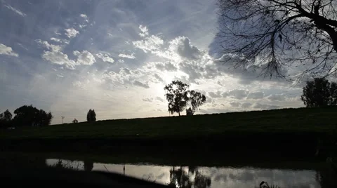 Jordan river. time lapse Stock Footage 46262776