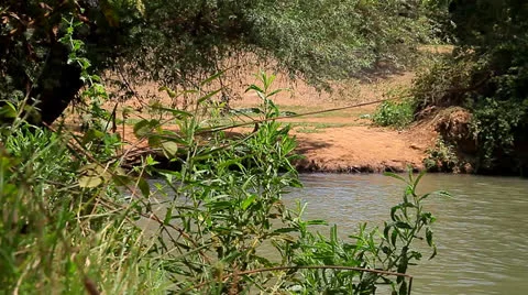 Jordan river.mp4 Stock Footage 27205209