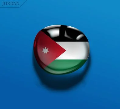 Jordan water drop Stock Illustration