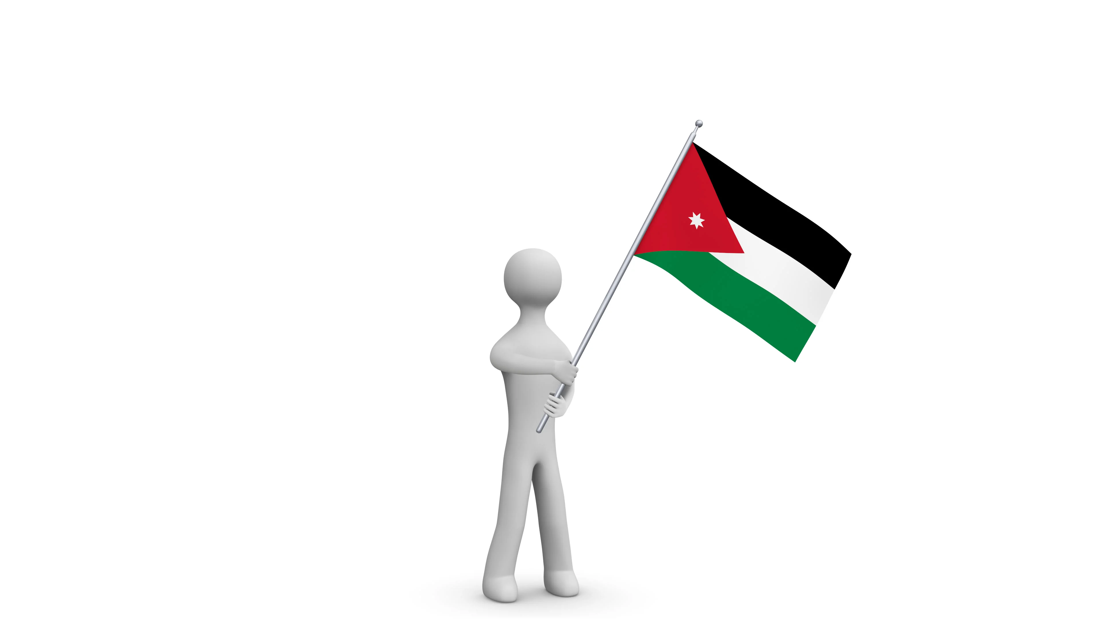 jordan flag clipart