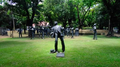 José Rizal execution memorial in Rizal ... | Stock Video | Pond5