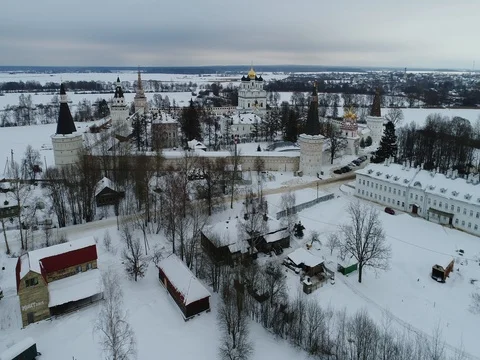 The Joseph-Volokolamsk Monastery Stock Footage