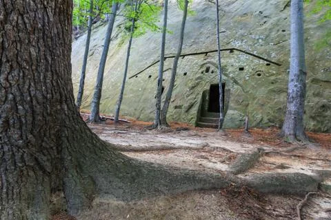 Joseph's hermitage. attested in 1587 Stock Photos