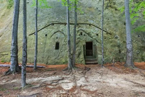 Joseph's hermitage. attested in 1587 Stock Photos