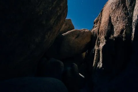 JOSHUA TREE CAVE Stock Photos