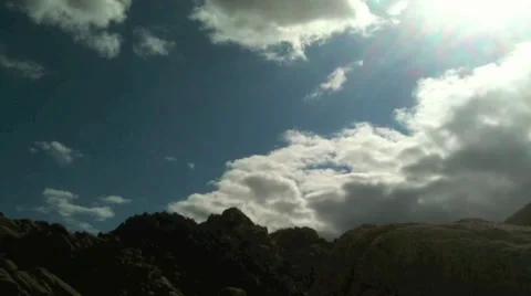 Joshua Tree Cloudscape Stockbeeldmateriaal 32357508