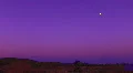 Joshua Tree HS 07 Sunset Full Moon Loop HD Footage