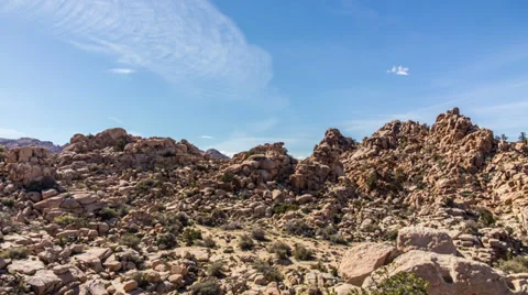 Joshua Tree Park Rocks Time Lapse HD Stock Footage 37569411