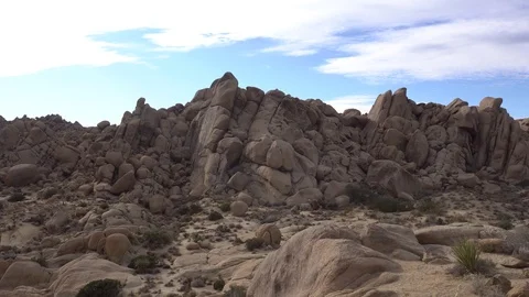 Joshua Tree Rock Formation Time Lapse Stock-Footage 124396468