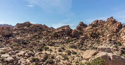 Joshua Tree Rocks Dynamic 4K Time Lapse Video stock 37691669