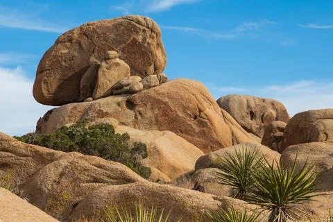 Joshua Tree Rocks Foto stock