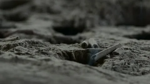 Joss stick ash Stockbeeldmateriaal 21881584