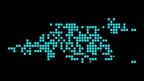 Jost Van Dyke digital map. Map of Jost Van Dyke in dotted style. Shape of the... Video stock 248586763