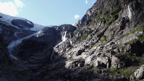 Jostalbreen Glaciers Video stock 80121801