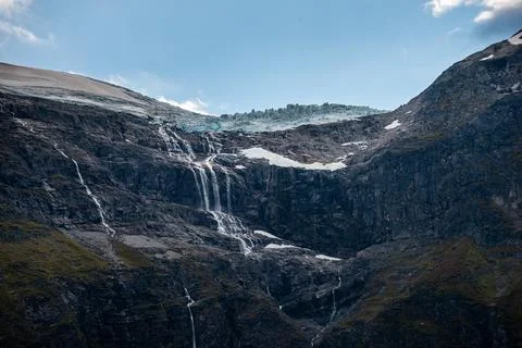 Jostedalsbreen glacier Stock Photos
