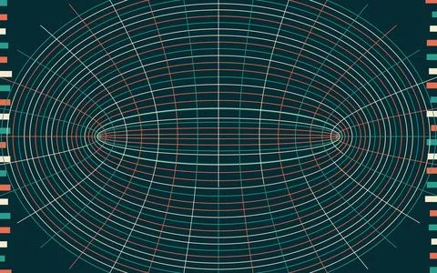 Joukowski Conformal Grid Mathematical Background Illustration