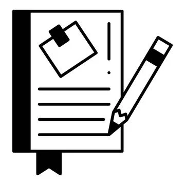 Journal dualtone icon Stock Illustration