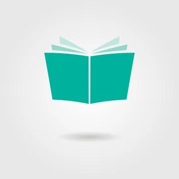 Journal icon with shadow Stock Illustration