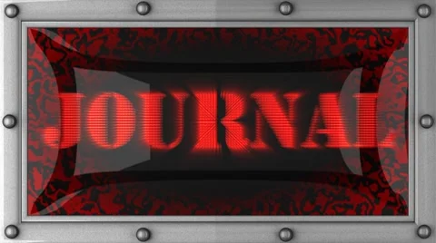 Journal on led Stock Footage 8760020