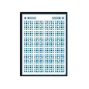 Journal notebook line page pixel art vector illustration Stock Illustration