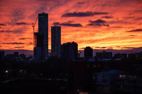 Journal Squared Sunset Stock Photos