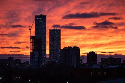 Journal Squared Sunset Stock Photos