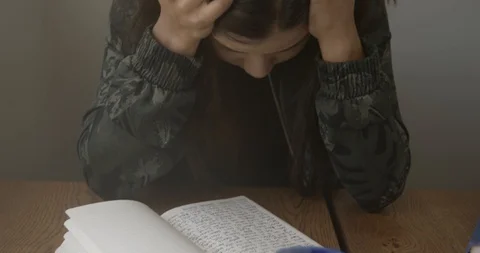 Journaling through Anxiety Video stock 129714533