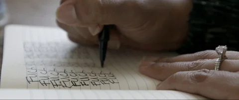 Journaling through Anxiety Video stock 129714825