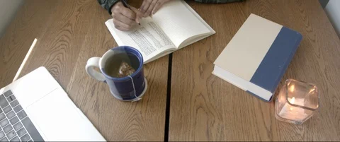Journaling through Anxiety Video stock 129715295