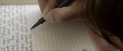 Journaling through Anxiety Video stock 129715718