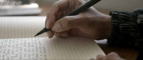 Journaling through Anxiety Video stock 129715789