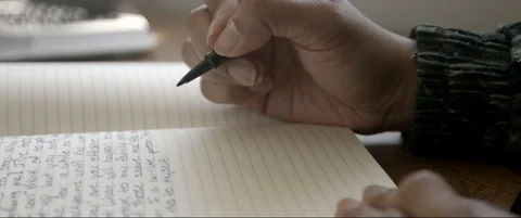 Journaling through Anxiety Video stock 129715845