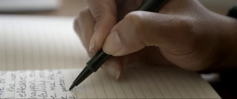 Journaling through Anxiety Video stock 129715930