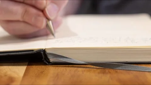 Journaling Time Lapse Stock-Footage 334342455