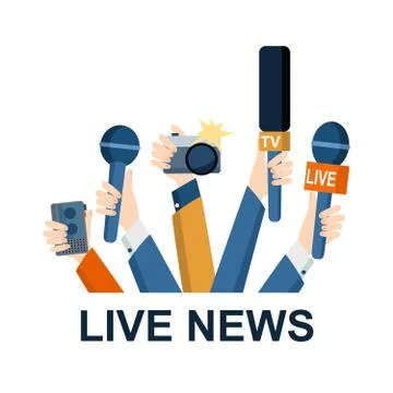 Journalism concept vector イラスト素材
