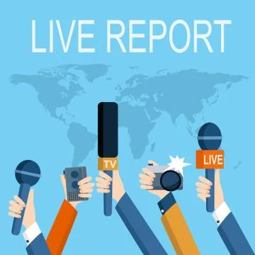 Journalism concept vector Иллюстрация