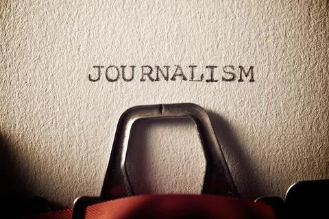 Journalism concept view Stock Photos