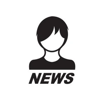 Journalist  icon Illustrazione stock