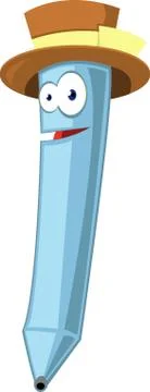 Journalist pen Stock Illustration