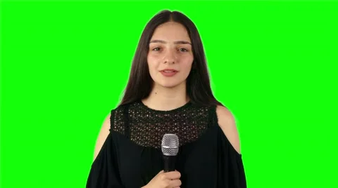 Journalist Reporting Stock Footage 63470511