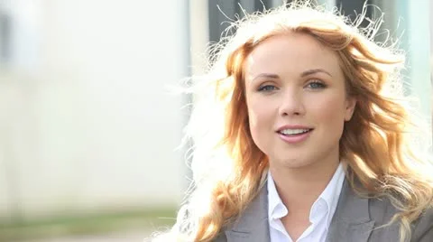 Journalist talking to camera Stock Footage 14826188