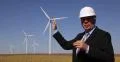 Journalist TV Talk About Climate Change Wind Turbines Farm Ecology Environment 4k or 4k+ Resolution